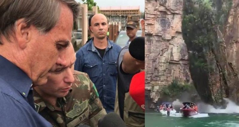 Reação de BOLSONARO ao ser informando sobre a tragédia em CAPITÓLIO deixa todos chocados, veja o vídeo