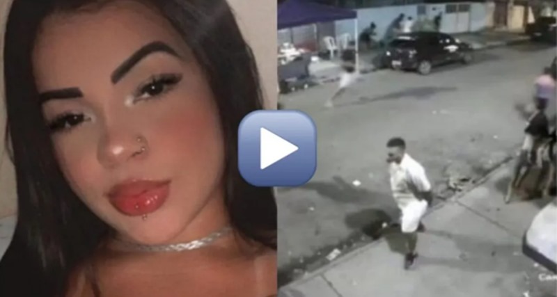 Câmeras flagram momento em que blogueira de 21 anos é morta na saída de bar – VÍDEO