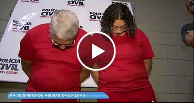 Pai e filha são presos por viverem como marido e mulher, mas o que chocou a polícia foi outra descoberta; Veja o vídeo