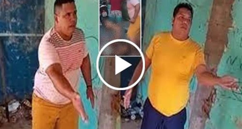 Homens são punidos pelo tribunal do crime após maltratarem e baterem mulher grávida; Veja o vídeo