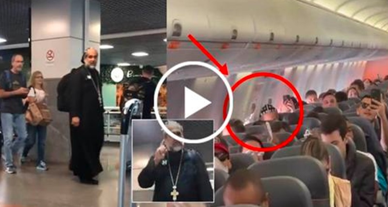 “O Brasileiro não tem limites” Padre Kelmon sofre ataques em avião por passageiros e o que ele faz choca a todos