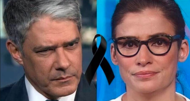 Bonner e Renata comandam JN bem mais curto e dão triste notícia