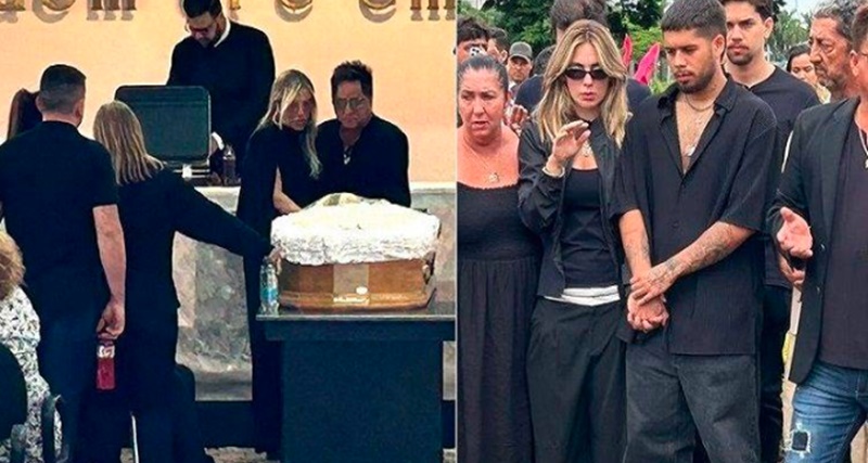 Imagens de enterr0 de mãe de Leonard0 causam grande comoçã0 nas redes sociais: ‘Enterr0u no mesmo tumulo de…ver mais