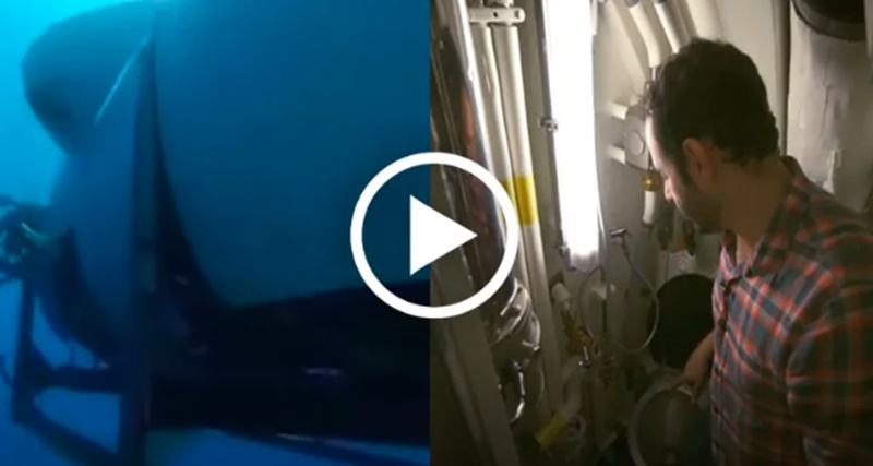 VAZA VÍDEO de dentro de SUBMARINO e deixa todos em estado de CHOQUE – VEJA VÍDEO