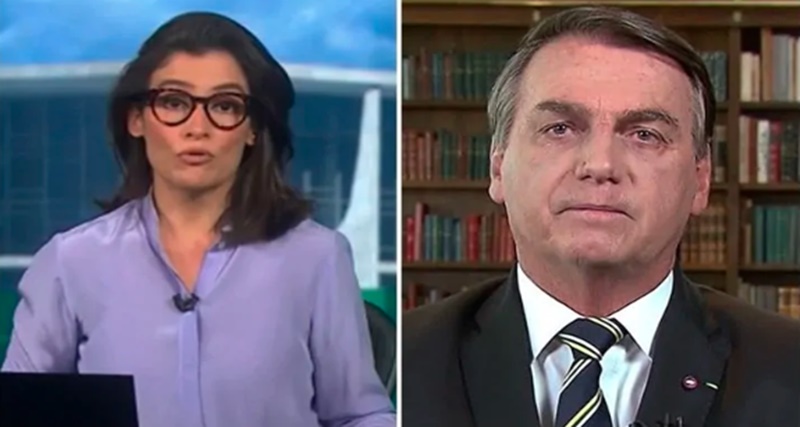 Coube a Renata Vasconcellos dar chocante notícia sobre Jair Bolsonaro ao vivo no JN