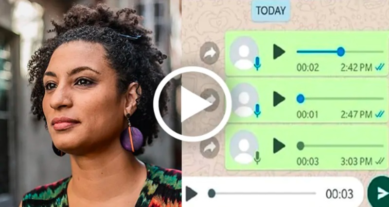 Vaza áudio com últimas palavras de Marielle Franco pouco antes de morrer e deixa todos em CHOQUE! Veja vídeo