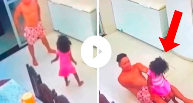 Corajosa mãe confia sua filha de 4 anos aos cuidados do ‘tio’ e fica em choque ao ver as imagens da câmera; Veja o vídeo