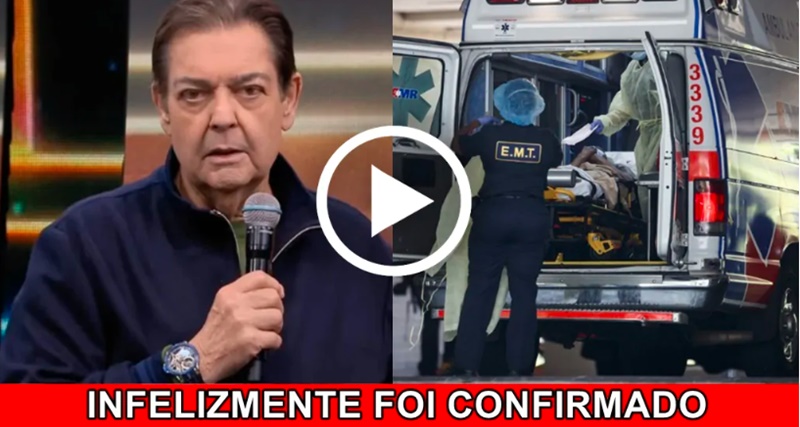 INFELIZMENTE, Apresentador FAUSTÃO, após INSUFICIÊNCIA CARDÍACA, difícil notícia chega