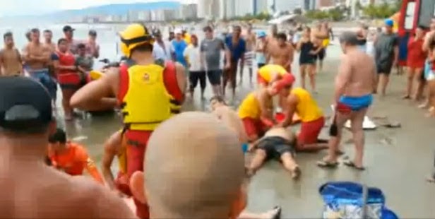 Queda de raio provoca tragédia esta tarde em Praia Grande, na Baixada Santista e…Ver mais