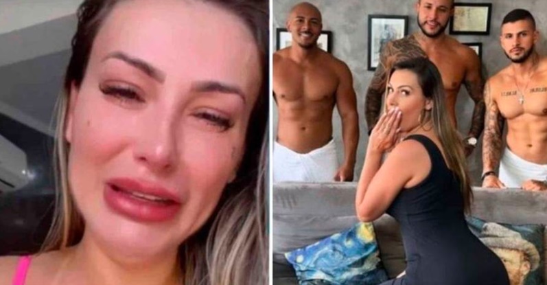 Andressa Urach passa mal por excesso de trabalho, mas o que chama a atenção é… Ver mais