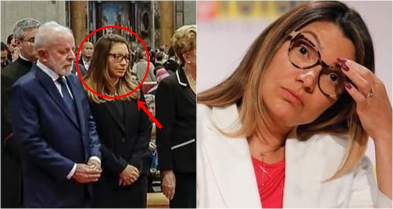 Diante do caixão do Papa, Janja mulher de Lula tem estranha atitude quand… Ver mais
