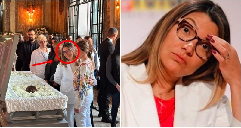 Diante do caixão de Preta Gil, Janja mulher de Lula tem estranha atitude quand… Ver mais