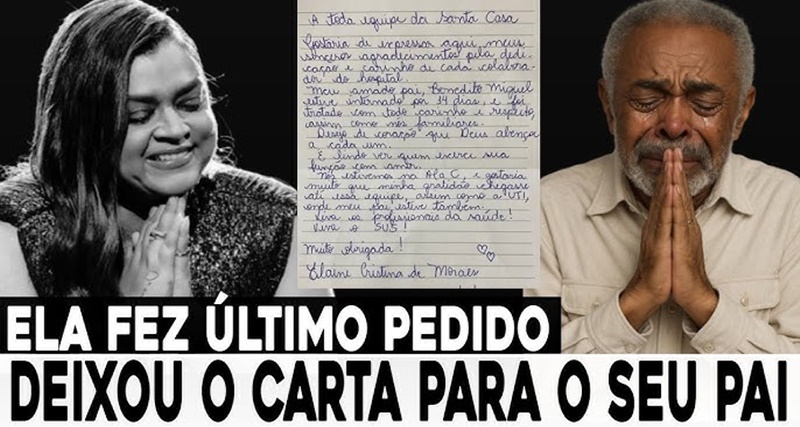 Últimas Palavras de Preta Gil: Carta Tocante Deixada ao Pai Gilberto Gil é Revelada. “Ela pediu… Ver Mais