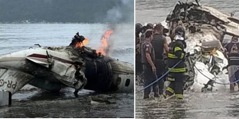 ‘DOMINGO DE LUTO’ Avião cai ao realizar pouso deixando todos mɒrtɒs em…Ver mais