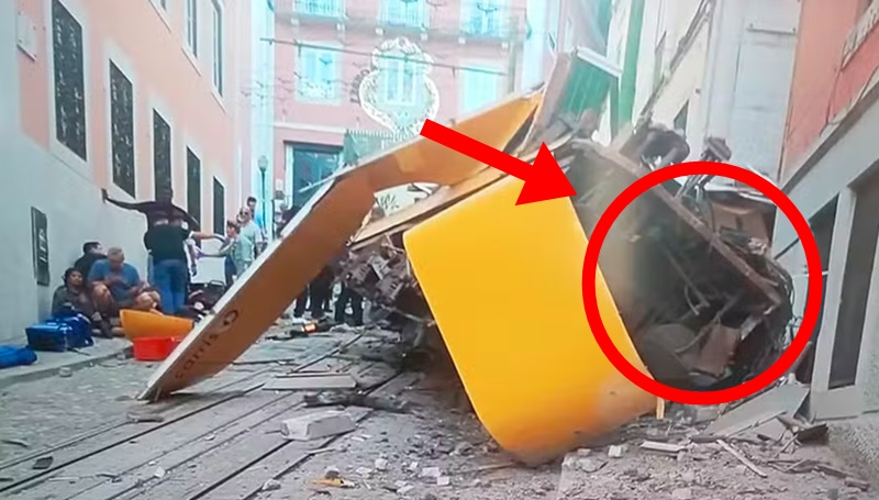 Algo assustador chama a atenção no acidente em Lisboa: Tinha um… ver mais